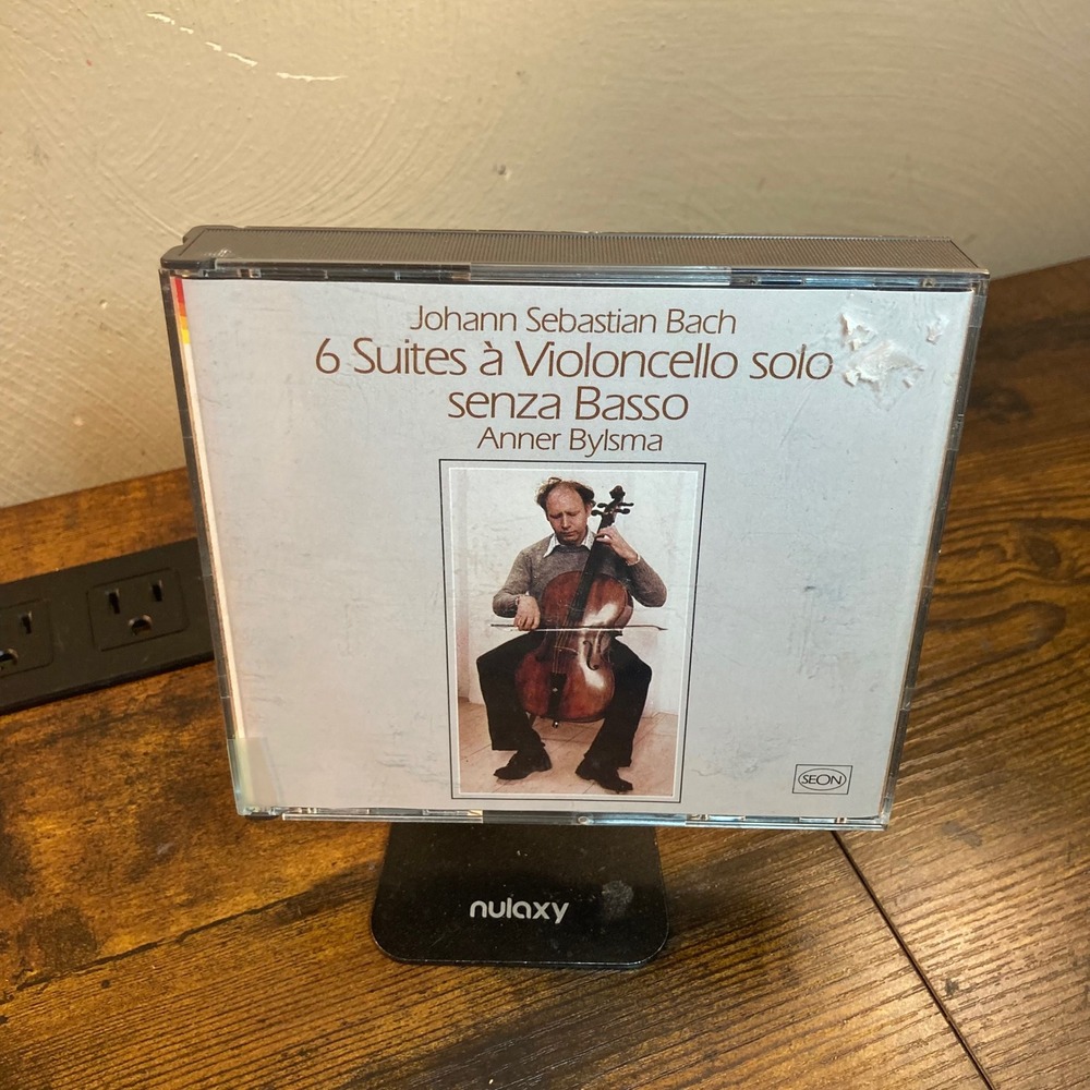 Anner Bylsma JS Bach 6 Suites for Cello Solo 2 CD Set RCA Red Seal Violoncello